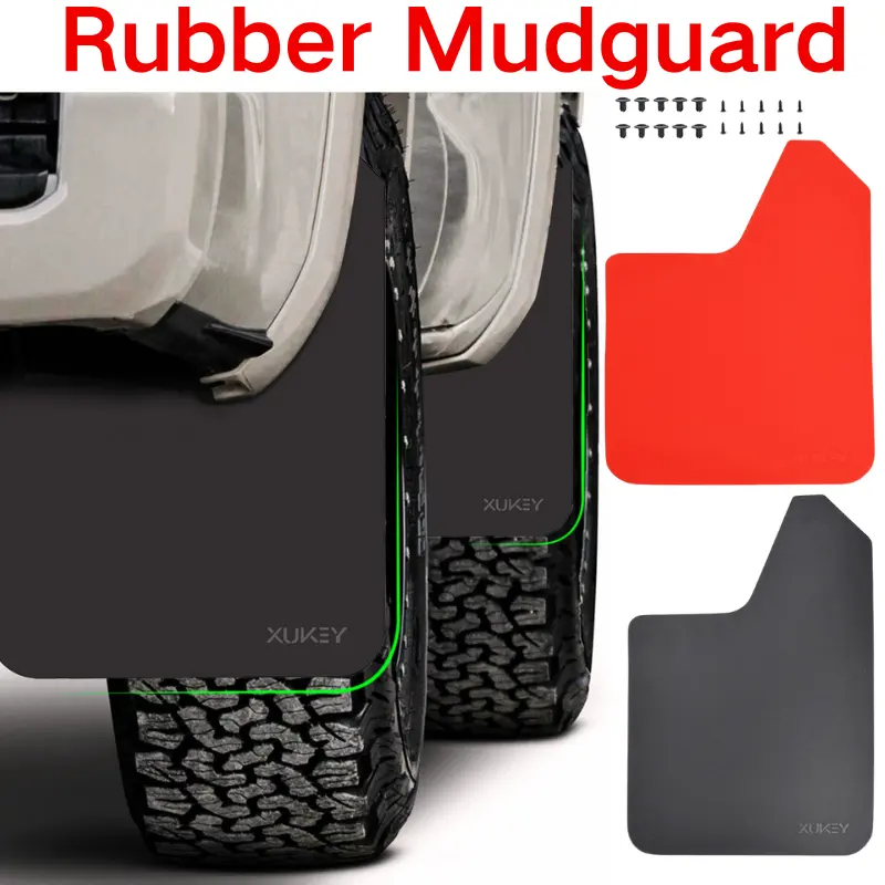Universal Big Size Car Mudguard Mud Flaps Splash Guard Front/Rear Fender Free Screw Set For Car Truck SUV Pickup Van