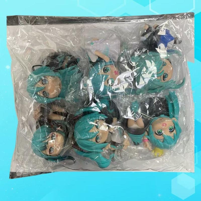 Product Introduction of Mô Hình Nhân Vật Hatsune Tương Lai, Hàng Mới Về, 6 Mũ Nhỏ Quà Tặng Hàng Hóa Anime, Bộ Dụng Cụ Nhà Để Xe Ô Tô, Đồ Trang Trí Mô Hình, Bộ Sưu Tập 1417 Người 24