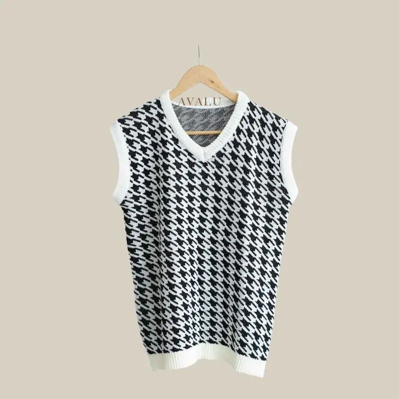 BEST SELLER!!! JENNIE VEST KNIT ROMPI RAJUT KOREAN STYLE