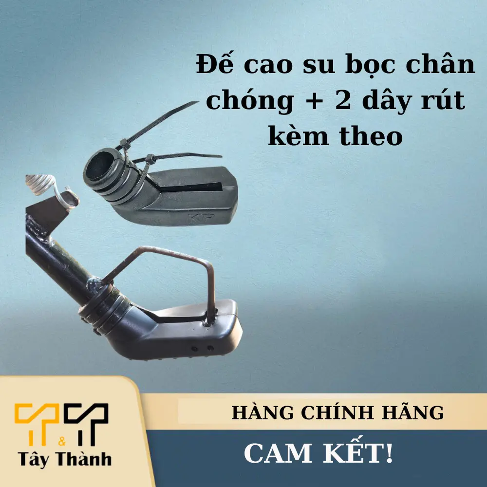 Đế cao su bọc chân chóng + 2 dây rút kèm theo