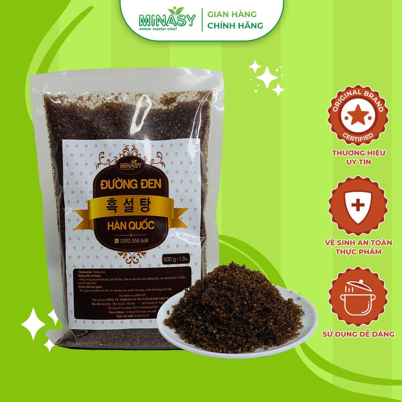 Đường đen hàn quốc 1kg nấu trà sữa trân châu đường đen