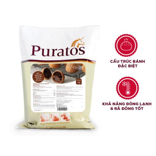  Bột Trộn Sẵn Mochi Socola Puratos Gói 1 Kg 