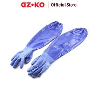 Gambar DURAMIT SARUNG TANGAN KARET PANJANG NITRILE - BIRU dari AZKO ID Kota Administrasi Jakarta Barat 1 Tokopedia