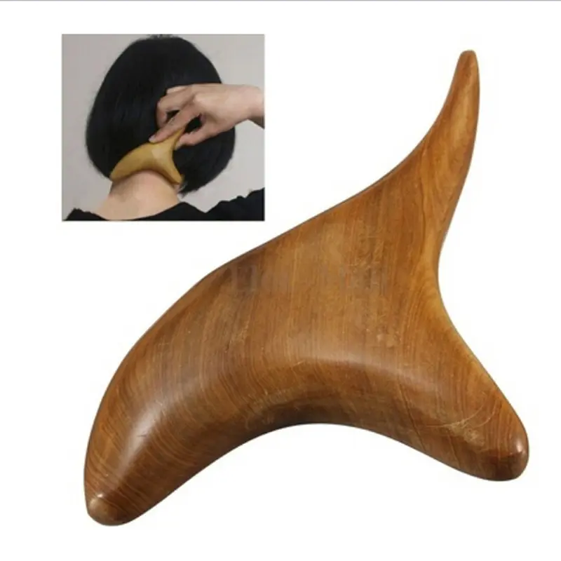Pengurut Kayu, Urut Trigeminal Badan, Alat Terapi SPA Kayu Refleksologi