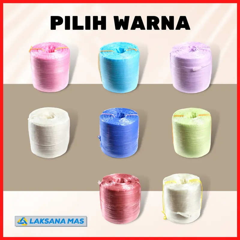 Tali Rafia Plastik Laksanamas Super/Glossy Limited Edition Warna Special (Space Colour) di Jakarta/Tangerang dan sekitar nya 4