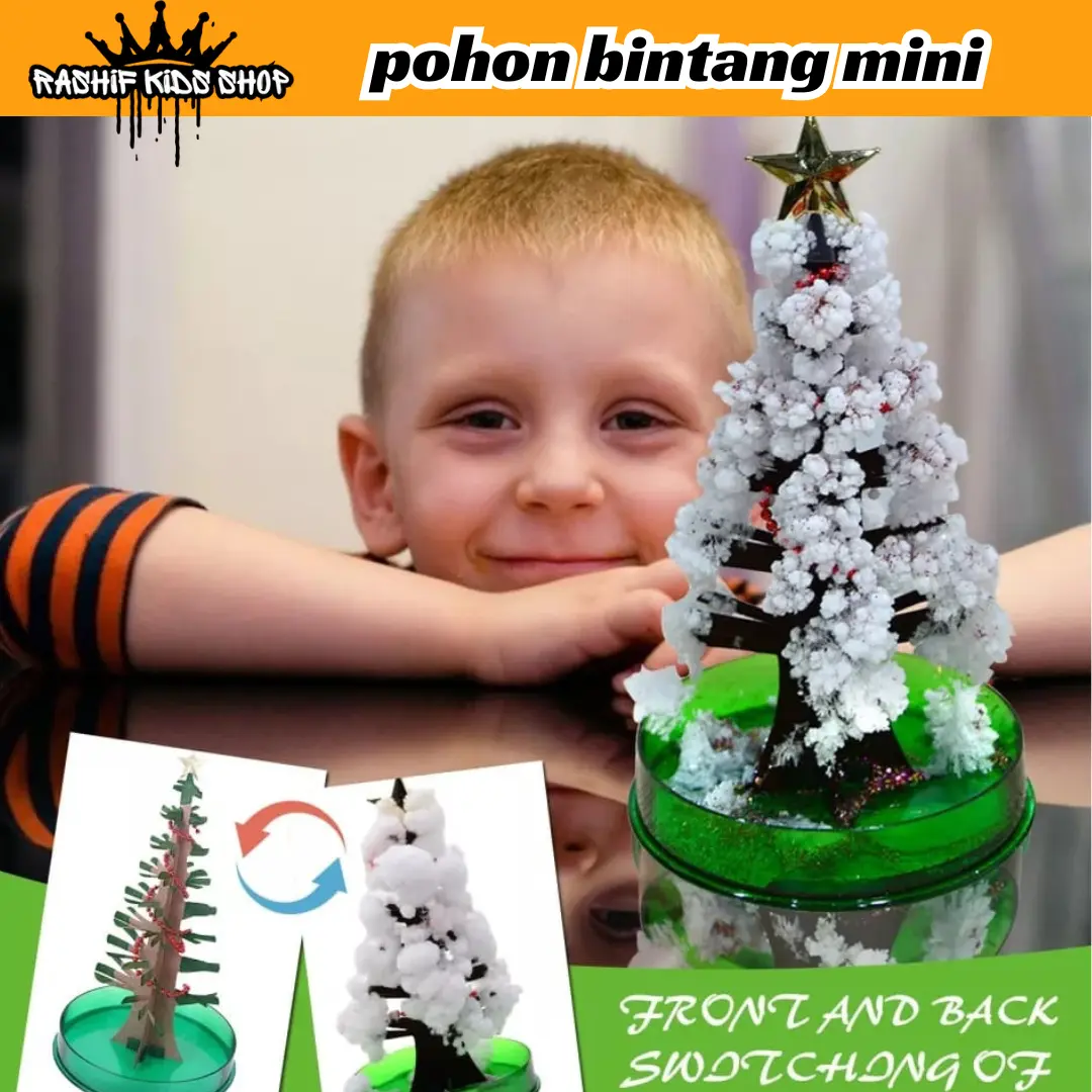 CHRISTMAS MAGIC kado natal santa pohon bintang mini M003