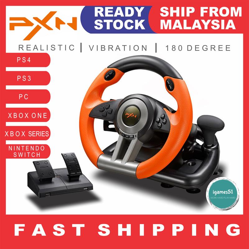 PXN V3 PRO (NEW VERSION) Racing Game Steering Wheel With Brake - TikTok ...