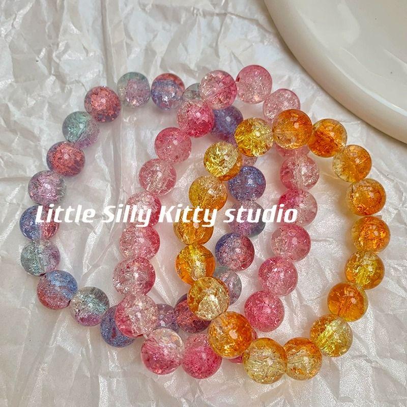 Product Introduction of Vật Liệu Đính Cườm Thủy Tinh Nứt Băng, Pha Lê Giả, Hình Tròn, Thủ Công, Thích Hợp Để Tự Làm Vòng Tay, Vòng Cổ, Hoa Tai, Phụ Kiện, Đường Kính 10Mm, Phát Hành Tháng Mười Một 2022 5