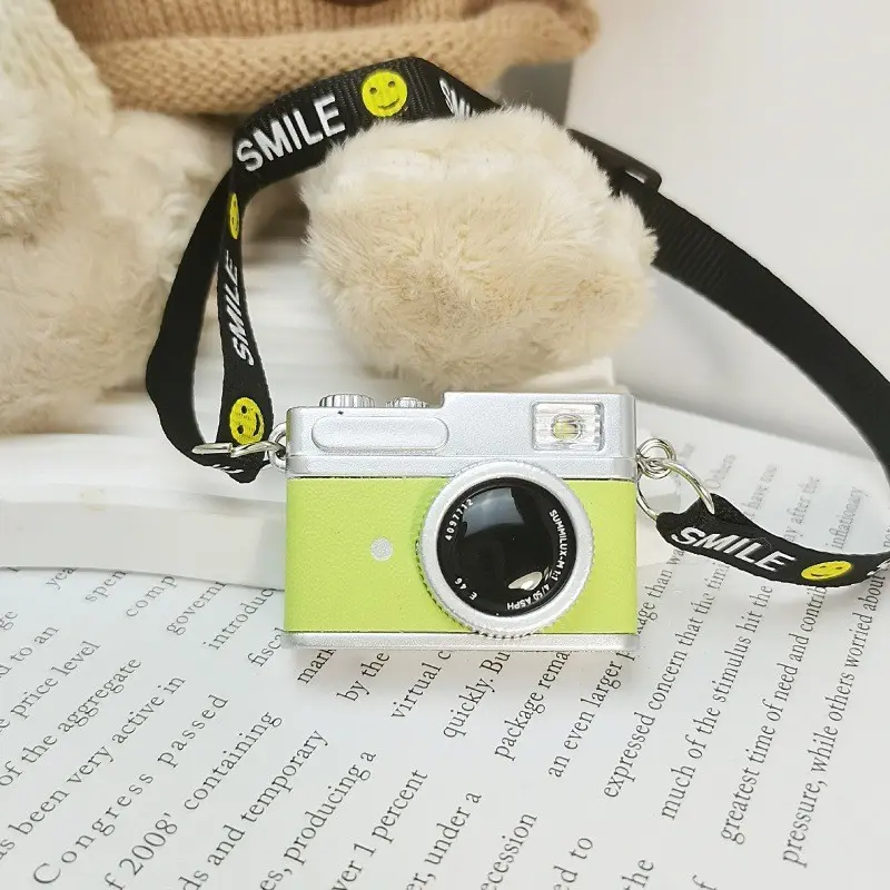 Máy ảnh mini, DM, Máy ảnh mô phỏng Cổ Điển với âm thanh, Thích hợp cho búp bê và labubu, Thiết kế vịt khó chịu, ID sản phẩm: # 67330 7