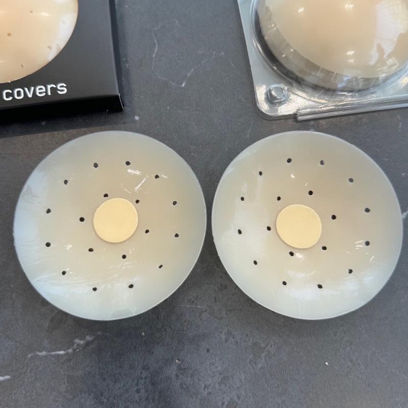 Miếng Dán Ngực Phiên Bản Nâng Cấp Tàn Hình Silicon Có Keo Kèm Lót Vải Không Gây Ngứa,Tái Sử Dụng Đến Hơn 50 Lần (Che Tên SP) 3