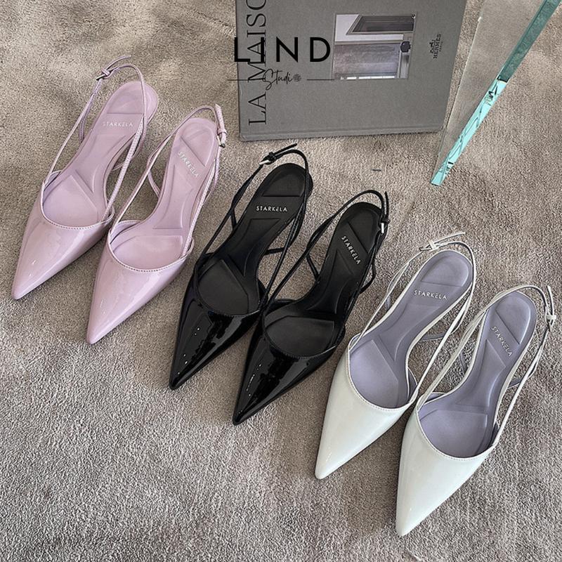 Form chuẩn Giày cao gót 5p mũi nhọn basic Stakela - G144 - Ảnh thật - LinD Shoes & Sandal