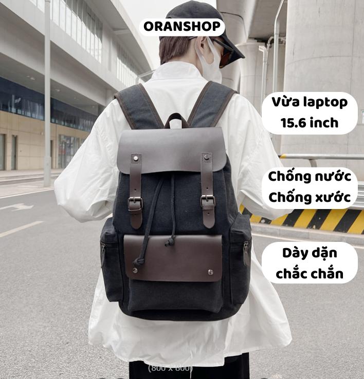 balo nam nữ, balo laptop 15,6 inch, chống nước, balo đi học, du lịch, đi làm BL 54 balo ORAN