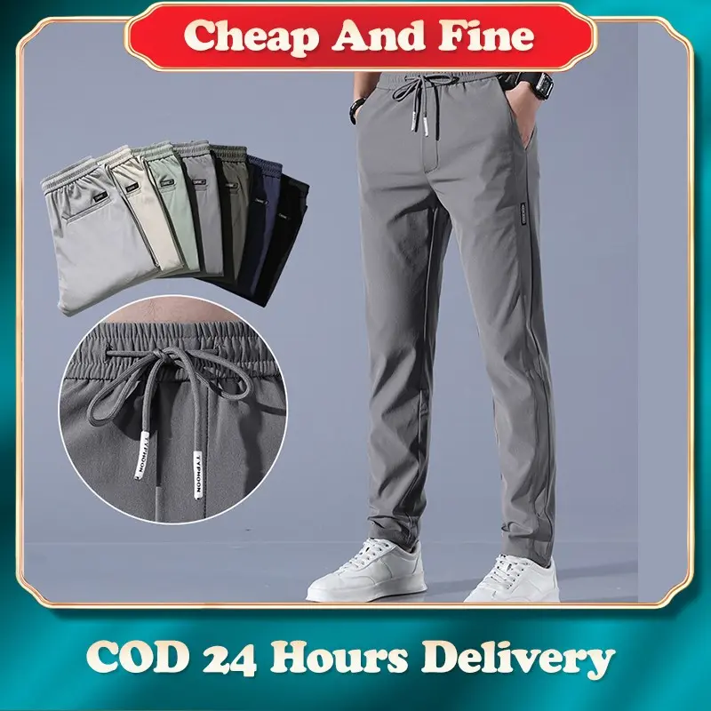 Quần Thể Thao Nam, Thoáng Khí, Quần Mùa Hè, Thời Trang, Dáng Rộng Vừa Vặn, Phong Cách Thường Ngày Thích Hợp Cho Mùa Hè, [Thanh Toán Khi Nhận Hàng & Vận Chuyển Trong 24 Giờ]