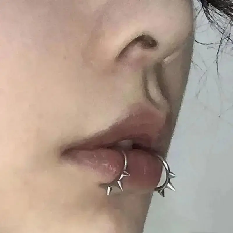 Khuyên Môi Thép Không Gỉ, Khuyên Môi Labret Đinh Tán, Đồ Trang Sức Xỏ Lỗ, Cá Tính, Không Cần Xỏ Lỗ, Bán Chạy, Xuyên Biên Giới Women Nữ Hoa Tai