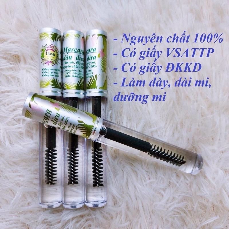 ( combo 2 cây ) Mascara Dầu Dừa 10ml Dưỡng Mi, Làm Dài, Dày Mi - Mỹ Phẩm Cosmetic