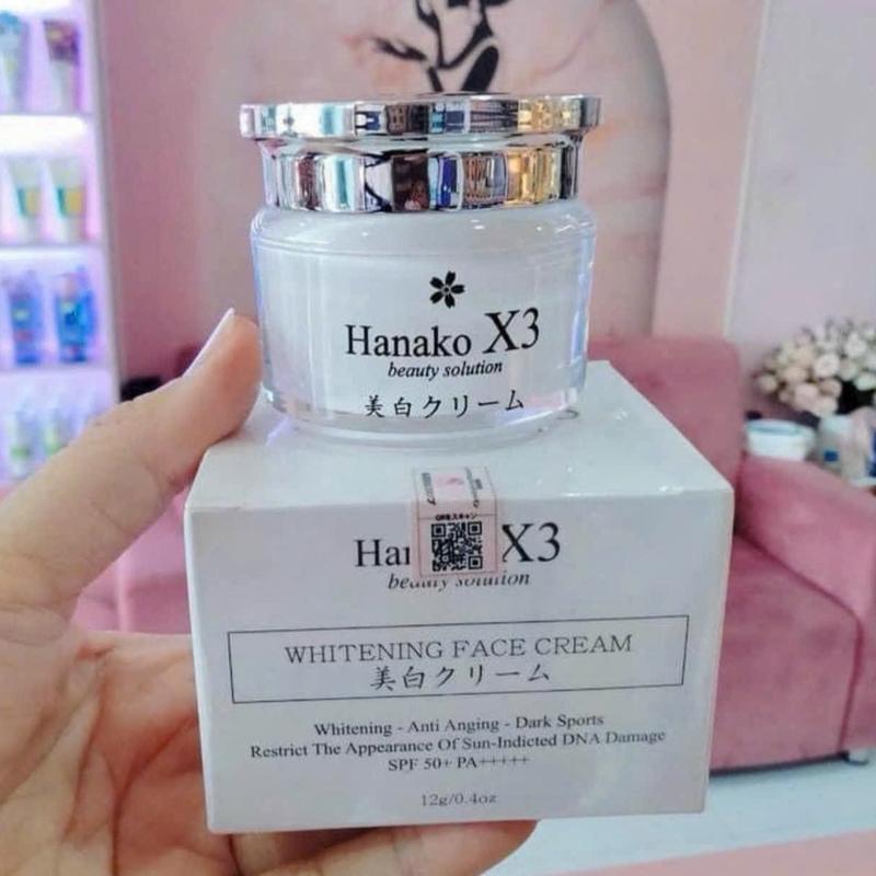 Kem face Hanako x3 Nhật Bản chính hãng Nữ Dưỡng Ẩm Da Chăm Sóc Da - Women Làm Đẹp Da 4