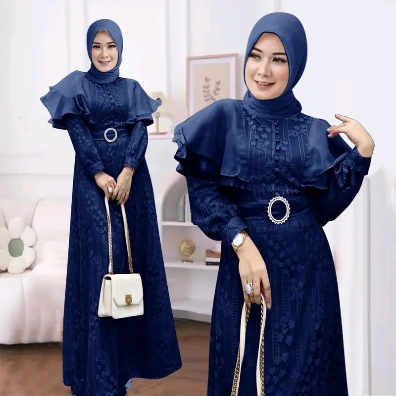 Maxi Wanita Terbaru / Maxi Savita / Maxi Wanita / Pakaian Wanita / Polos / Brukat 3