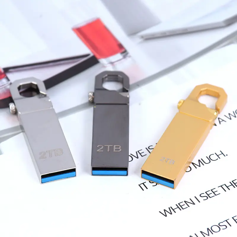 Ổ đĩa Lung Linh USB 3.0, Tốc Độ Cao, Dung Lượng 2TB, Ổ Đĩa U, Bộ nhớ lưu trữ ngoài, Thiết Kế Gậy