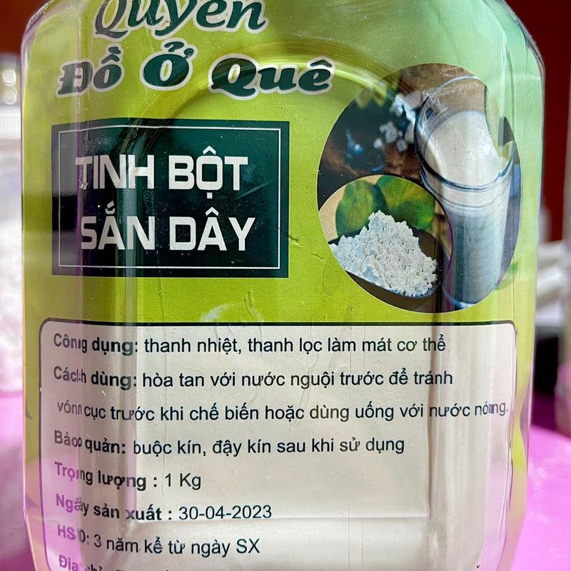 Tinh bột Sắn Dây Ta nhà làm