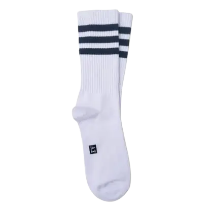 [ TEBAL ] kaos kaki oldschool polos garis tiga panjang - kaos kaki skate polos strip panjang Dewasa Katun Nyaman Remaja Sporty 2