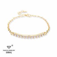 Gambar Yaxiya Gelang Rantai Wanita Aksesoris 195 - Gold  dari YAXIYA JEWELRY Kota Administrasi Jakarta Barat 5 Tokopedia