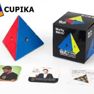 Cube Magic Puzzle MoYu Meilong Pyraminx M Magnetic Stickerless 3x3 Jinzita Piramid Puzzle Games Toys