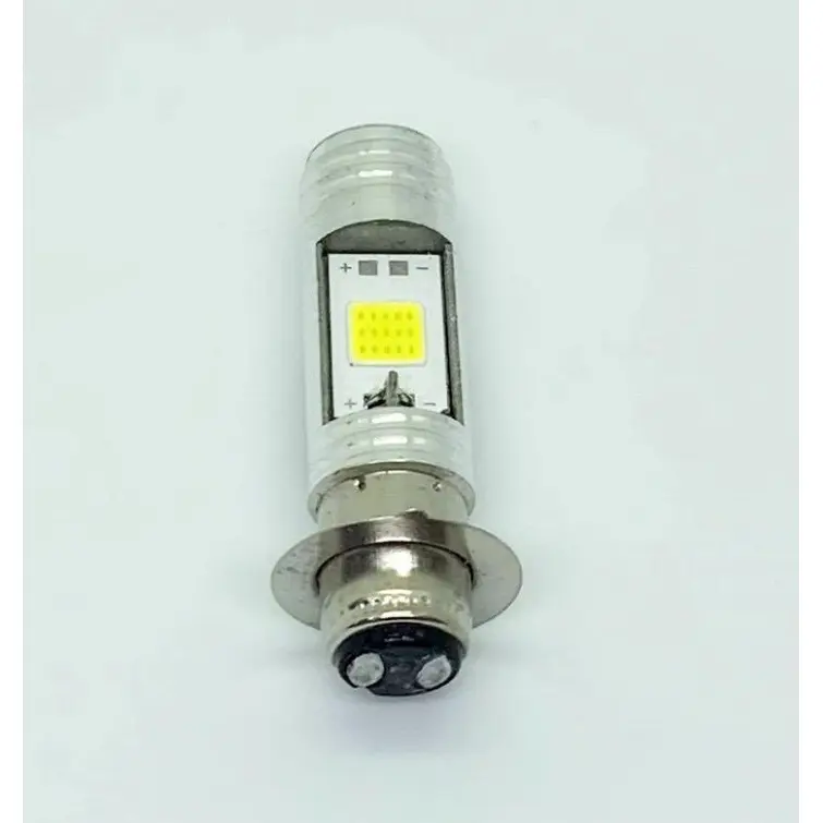 LAMPU XENON H6 LED MOTOR BEBEK MATIC AC DC 2 SISI 8W + 8W 12 VOLT 4