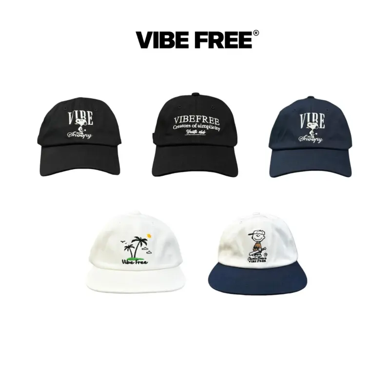 Nón lưỡi trai form mềm VIBE FREE thêu dày dặn