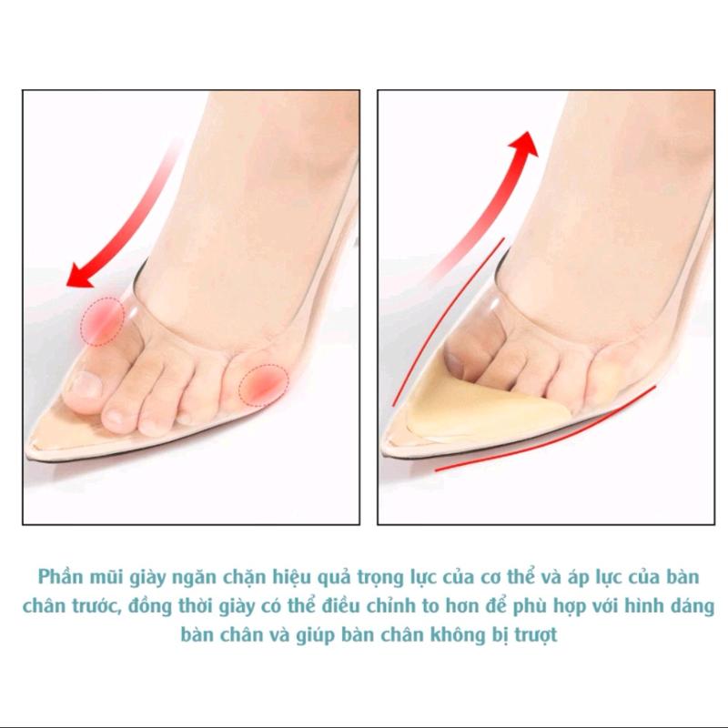 1 Cặp Lót Mũi Giày, Lót Ngón Chân Giảm Đau, Giảm Rộng Khi Mang Giày Miếng Lót Giày Nhung ló t 5