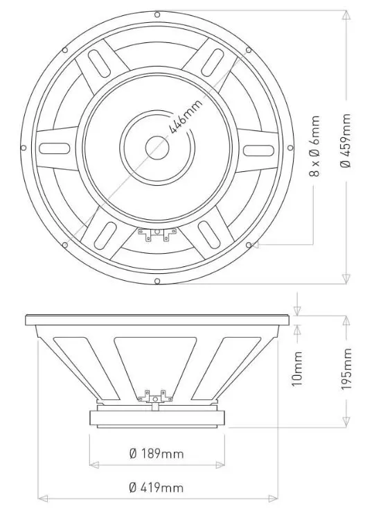 Speaker JIC LB 18075 - Speaker 18 INCH - Woofer, Subwoofer - Original Speakers 2