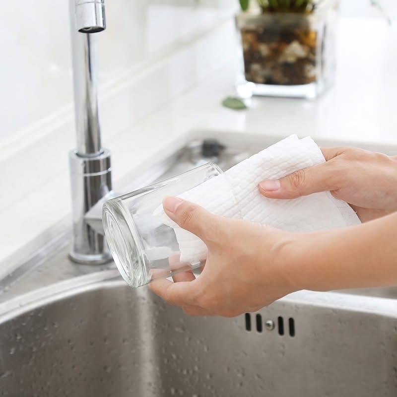 Khăn Lau Đa Năng Cuộn 100 tờ Top Gia Siêu Dai Có Thể Giặt Tái Sử Dụng - TOPGIA 4