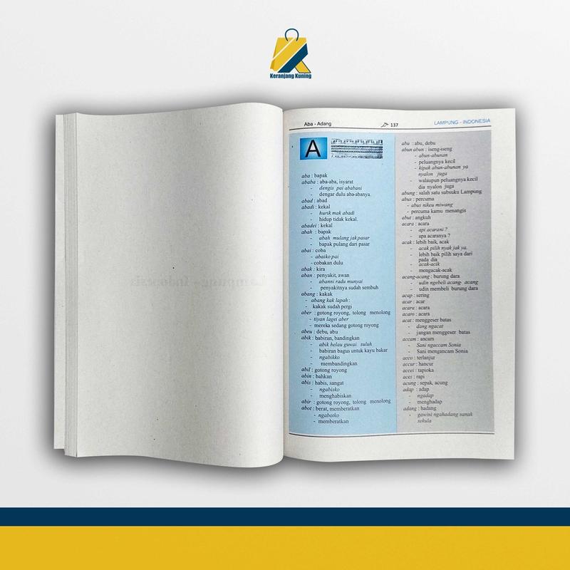 Buku Kamus - Pandai Kamus Bahasa Lampung Indonesia - Lampung  dan Lampung - Indonesia 6