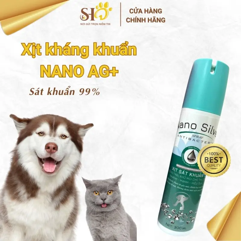 Xịt khử mùi nước tiểu, khử mùi chậu cát chó mèo 300ml SHD giúp khử tận gốc mùi hôi khai, hỗ trợ pet đi vệ sinh đúng chỗ