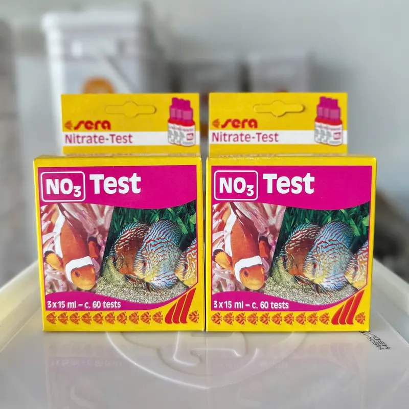 Bộ Test Sera, Đức - Đo Các Chỉ Tiêu Chất Lượng Nước: Cl₂, pH, kH, NO₂, NO₃, NH₄/NH₃, Ca, Mg, Fe, 6