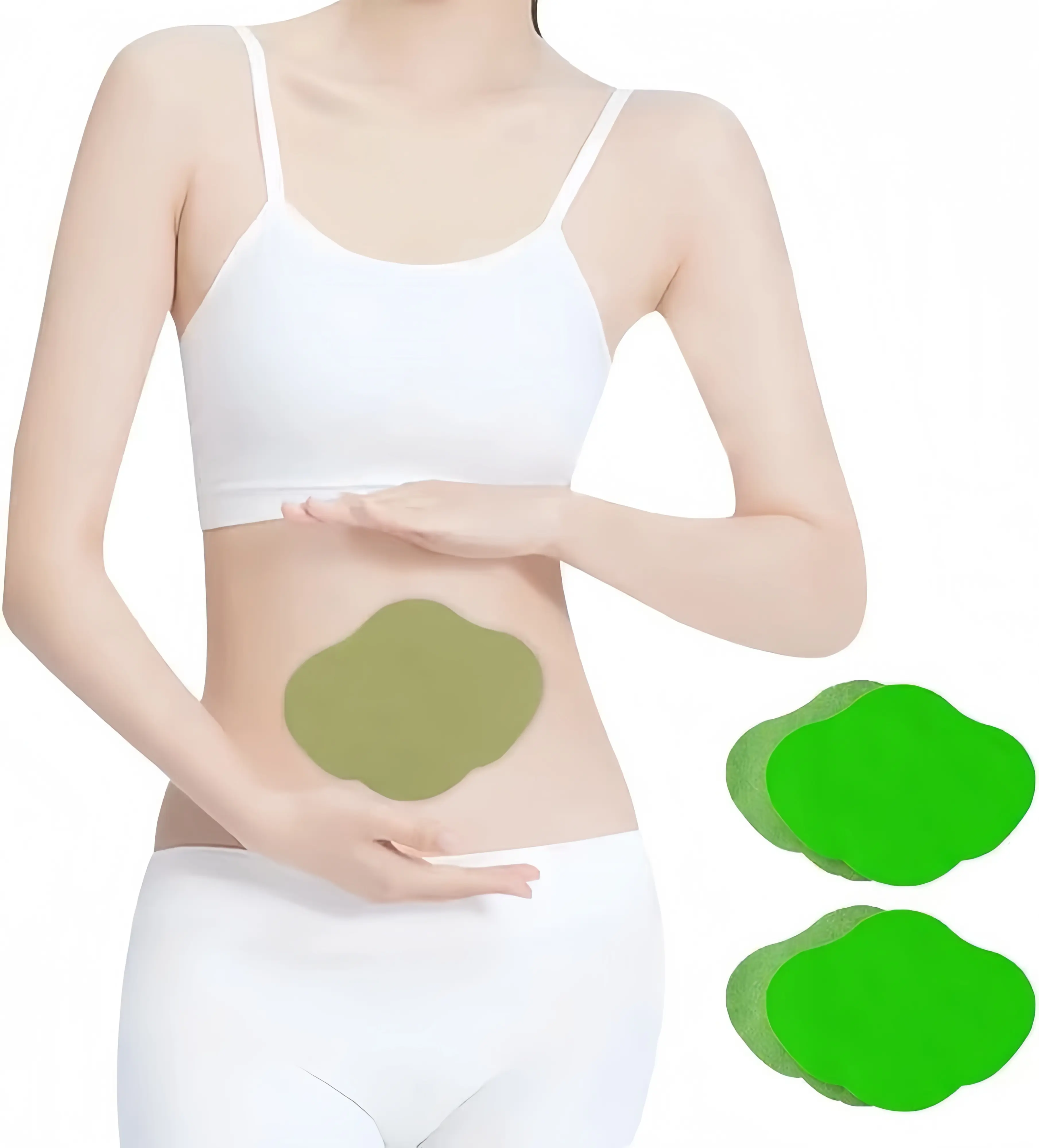【HOT】รับประกันของแท้ แผ่นแปะสะดือ,สไตล์ขี้เกียจ สำหรับน้ำมันสะดือ Clothing Women ผู้หญิง เสื้อผ้า