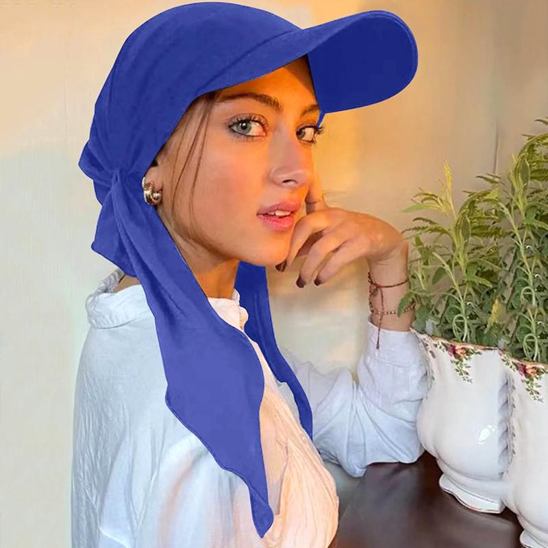 Product Introduction of Women's Cap Solid Color Headscarf Muslim Multicolor Hijab Baseball Cap Classic Turban Hat Fashion Women Outdoor Islamic Instant Hijabs Caps Sun Hats 26