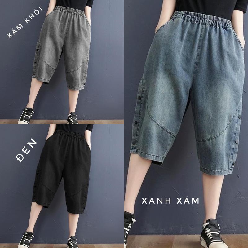 [Có BIGSIZE] Q20 Quần Bò Jeans Ngố Baggy Bianaa Cạp Chun Lưng Cao Chất Bò Mềm Xịn Nữ Women Pants