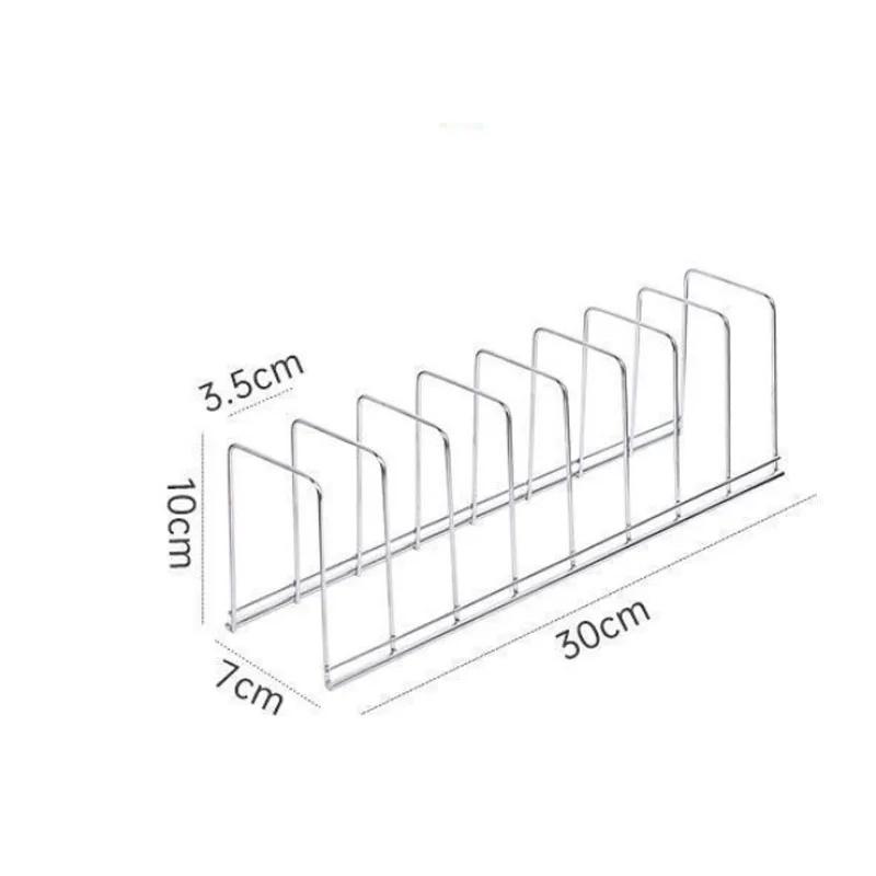 Product Introduction of 1PCS Stainless Steel Dish Rack Kitchen Dish Pan Plate Draining Rack Organiser 11