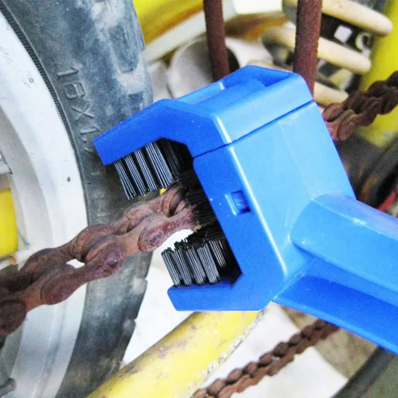 sikat Pembersih Rantai Sepeda sikat rantai sepeda biru murah 2