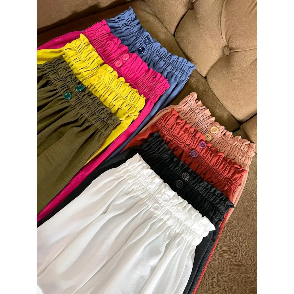 Celana kulot crinkle kancing anak tanggung usia 8-16 tahun / celana crinkle anak / celana anak Fashion