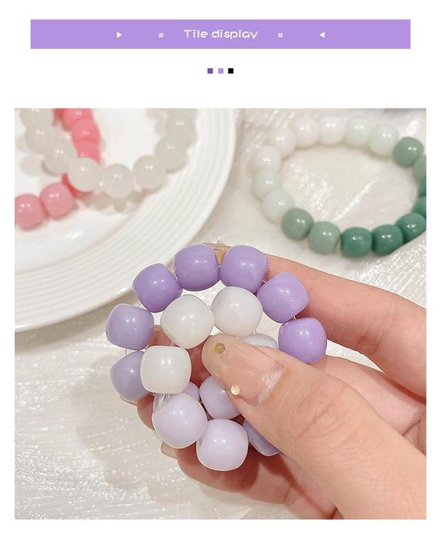 Product Introduction of Student Handstring Beads Gradient Bracelet 3