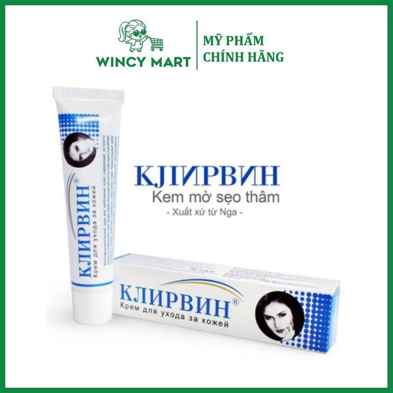 Kem Giảm Sẹo, Kem Mờ Sẹo Klirvin Chính Hãng Nga Giúp Hỗ Trợ Liền Sẹo, Mờ Vết Thâm Mụn, Rạn Da 25G - Wincy Mart
