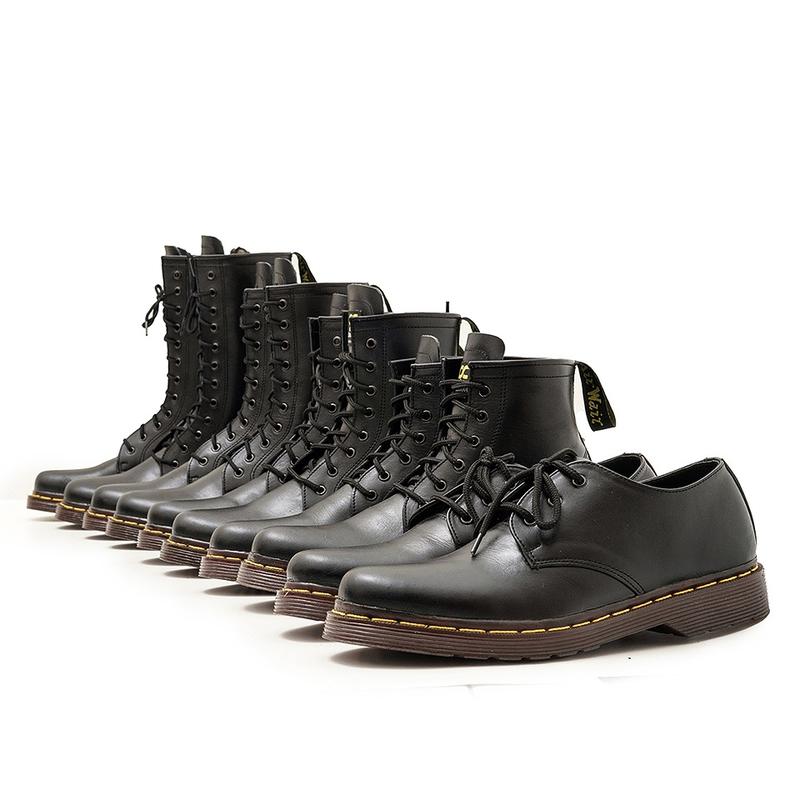 SEPATU DOKMAR 6 HOLE KULIT ORIGINAL 1808 Shoes Hitam Boots 1