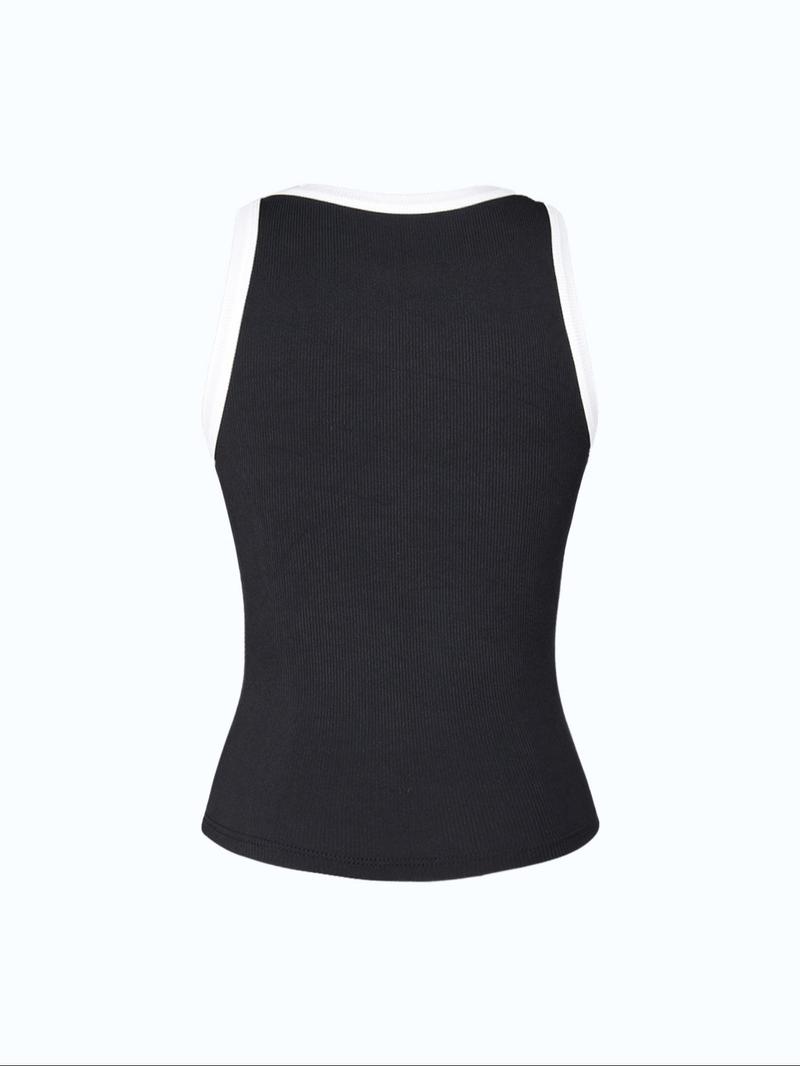 Product Introduction of Women's Colorblock Print Tank Top, Casual Sleeveless Top for Summer, Ladies Clothes for Daily Wear 2