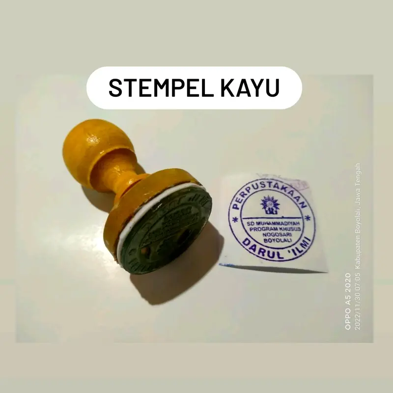 STEMPEL KAYU 3