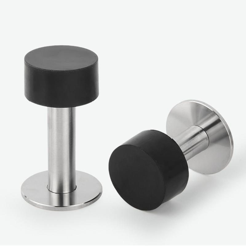 Product Introduction of New Stainless Steel Door Stopper Nail-free Punching/No Punching Door Suction Anti-collision Hardware Door Holder Wall Mounted 16