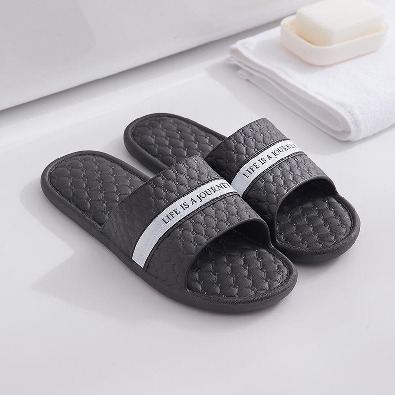 Product Introduction of 2025 Home Slippers Women's Summer Indoor Non-Slip Silent Home Soft Bottom Couple Bathroom Bath Soft Bottom Men's Sandals Girl Footwear 15