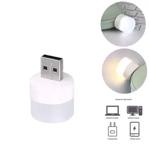 Lampu Led Mini USB Lampu Kecil Lampu Tidur Lampu Mini Colokan Charger Lampu Tidur Warm White Lampu Hemat Listrik
