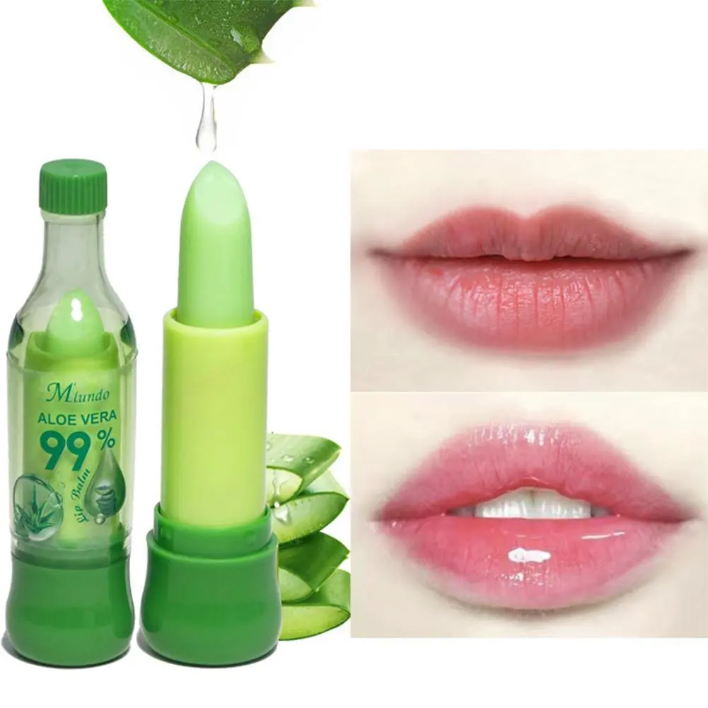 Aloe Vera Lip Balm Nourishing Moisturizing Hydrating Color Changing No Fading Lip Balm Lip Care