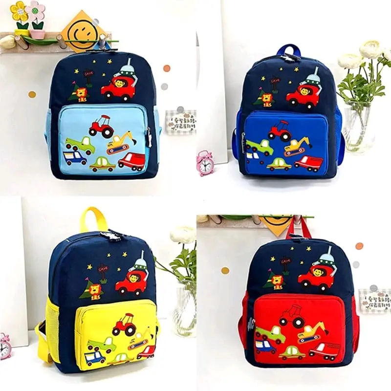 Tas ransel anak premium SD TK PAUD Motif Mobil Sablon DTF Terbaru